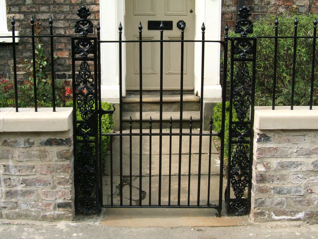 Restored iron gates